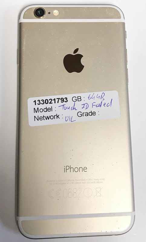 Apple iPhone 6 64GB Gold Unlocked - NO TOUCH ID