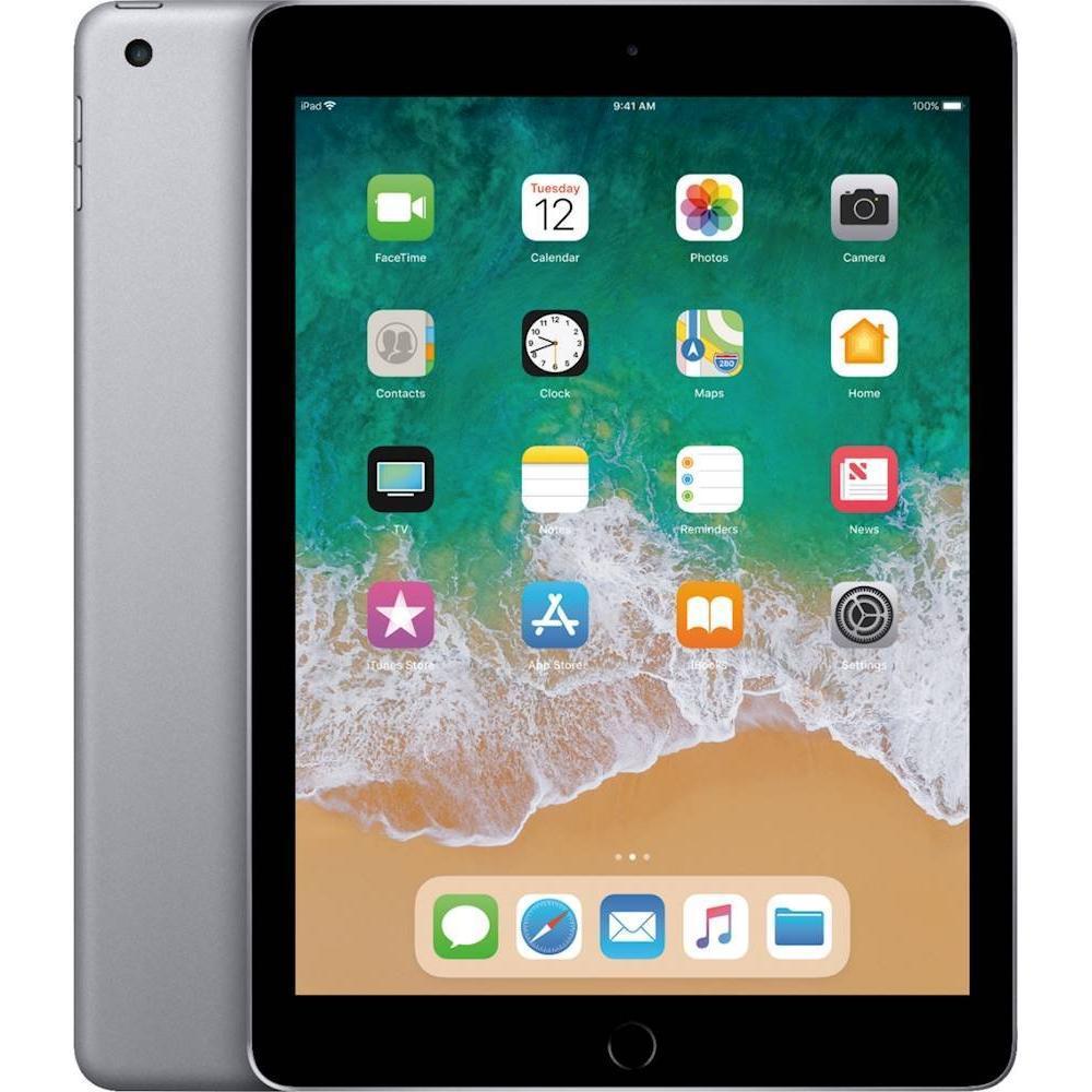Apple iPad 9.7 (5th Gen) 32GB Wi-Fi + 4G Unlocked Space Grey Very Good