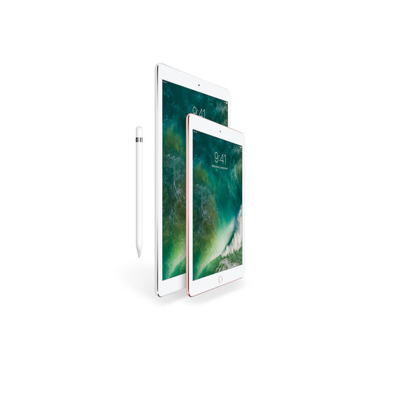 Apple iPad Pro 9.7" 128GB Wi-Fi + 4G Unlocked Silver Good